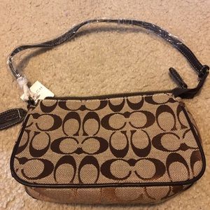 Brown coach bag